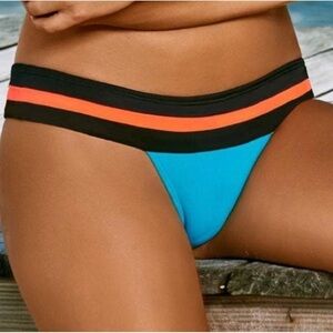 Pilyq Blue Lagoon Banded Bikini | S and M